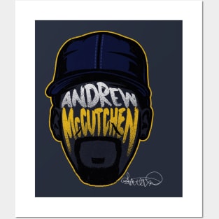 Andrew McCutchen Milwaukee Player Silhouette Posters and Art